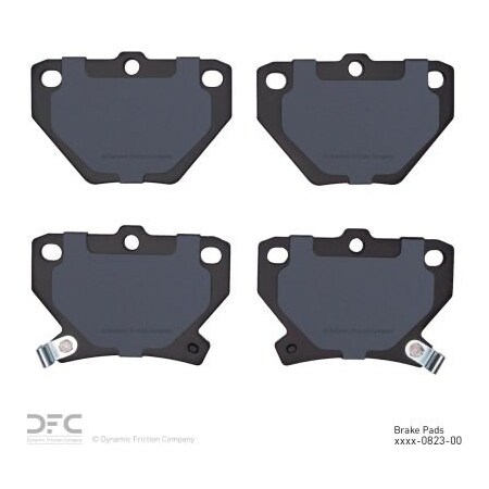 Dynamic Friction Co DFC 3000 Semi-Metallic Brake Pads - 1311-0823-00